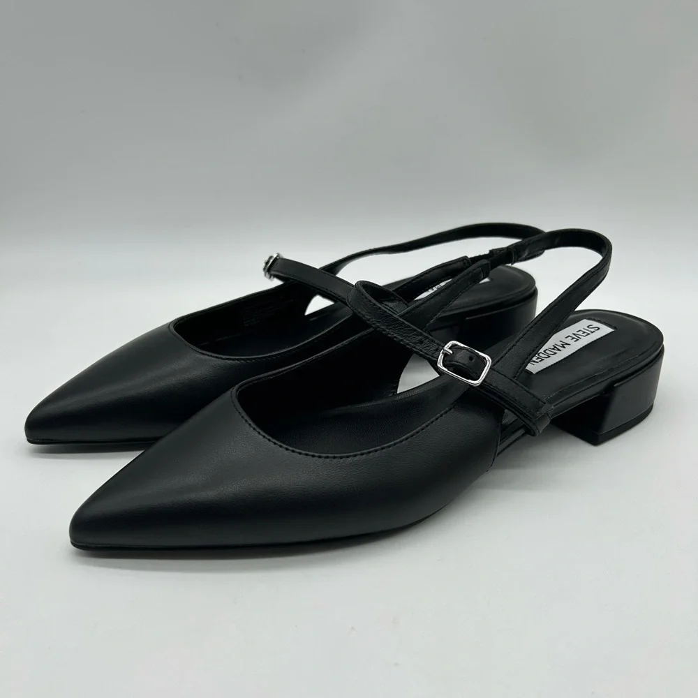 Steve Madden Christyy Black Slingback Mary Jane Flats Women’s Size 7 NWB - Picture 4 of 9